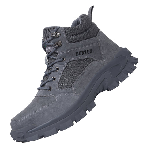 Safety Shoes Anti-Smashing Anti-Piercing Steel Toed Men's Shoes Wear-Resistant Anti Skid Boots Plus Velvet Work Shoes - Fashionner