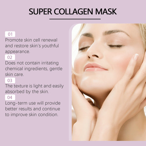 Masque hydratant au collagène Lisse les ridules