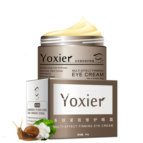 Yoxier Crème Contour des Yeux à la Bave d'Escargot Peptides Collagène Cernes Cosmétiques Coréens Patch Pour les Yeux