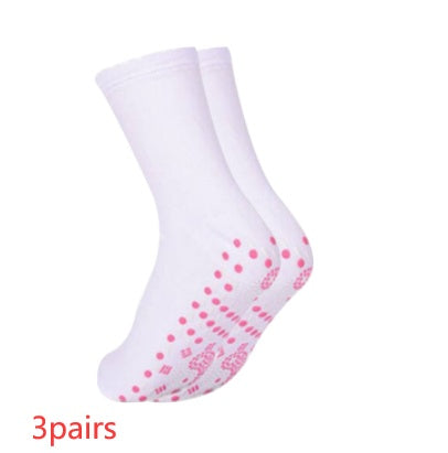 Hot Moxibustion Massage Health Care  Warm Feet Cold Socks - Tourmaline Thermal Circulation Self-Heating Shaping Socks, Tourmaline Acupressure Self-Heating Shaping