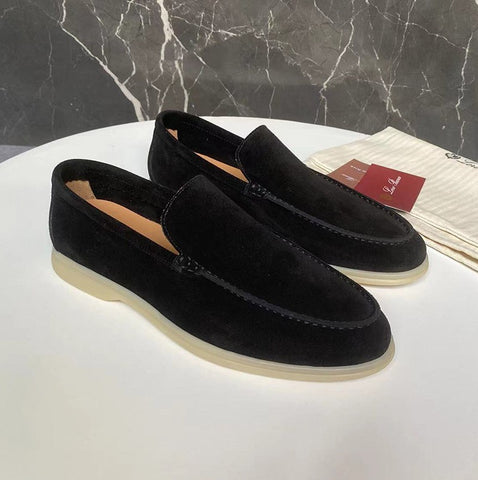 Mocassins Homme Été Décontracté Givré Chaussures Plates Chaussures de Conduite à Enfiler