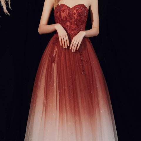 Robe de soirée de banquet de mariage pour femme