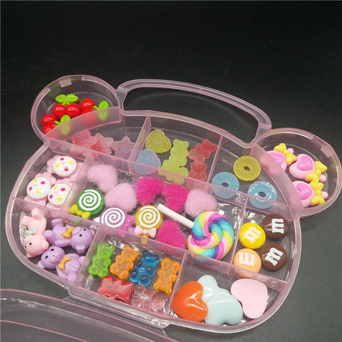 Accessoires Kawaii à design spécial pour nail art en résine