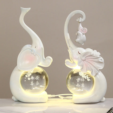 Veilleuse boule de cristal lumineuse pour chambre à coucher