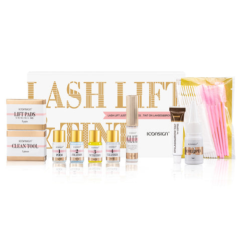 Kit de teinture pour cils et sourcils ICONSING - Rehaussement de cils et lamination des sourcils - Outils de maquillage