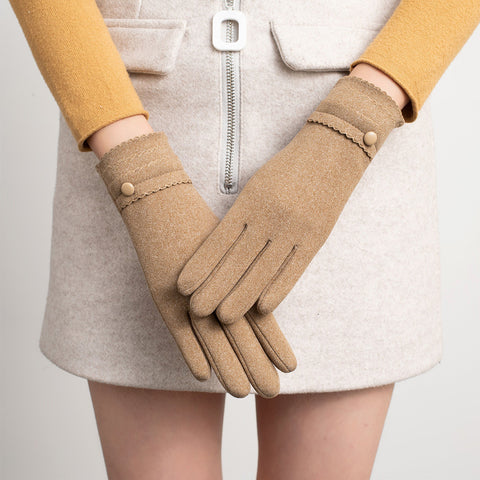 Gants d'hiver en polaire thermique pour la maison
