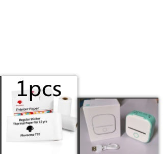 Mini Imprimante Thermique Portable Imprimante Photo Maison Imprimante de Mauvaises Questions pour Étudiant Imprimante d'Étiquettes Mini Bluetooth Étiquette de Prix