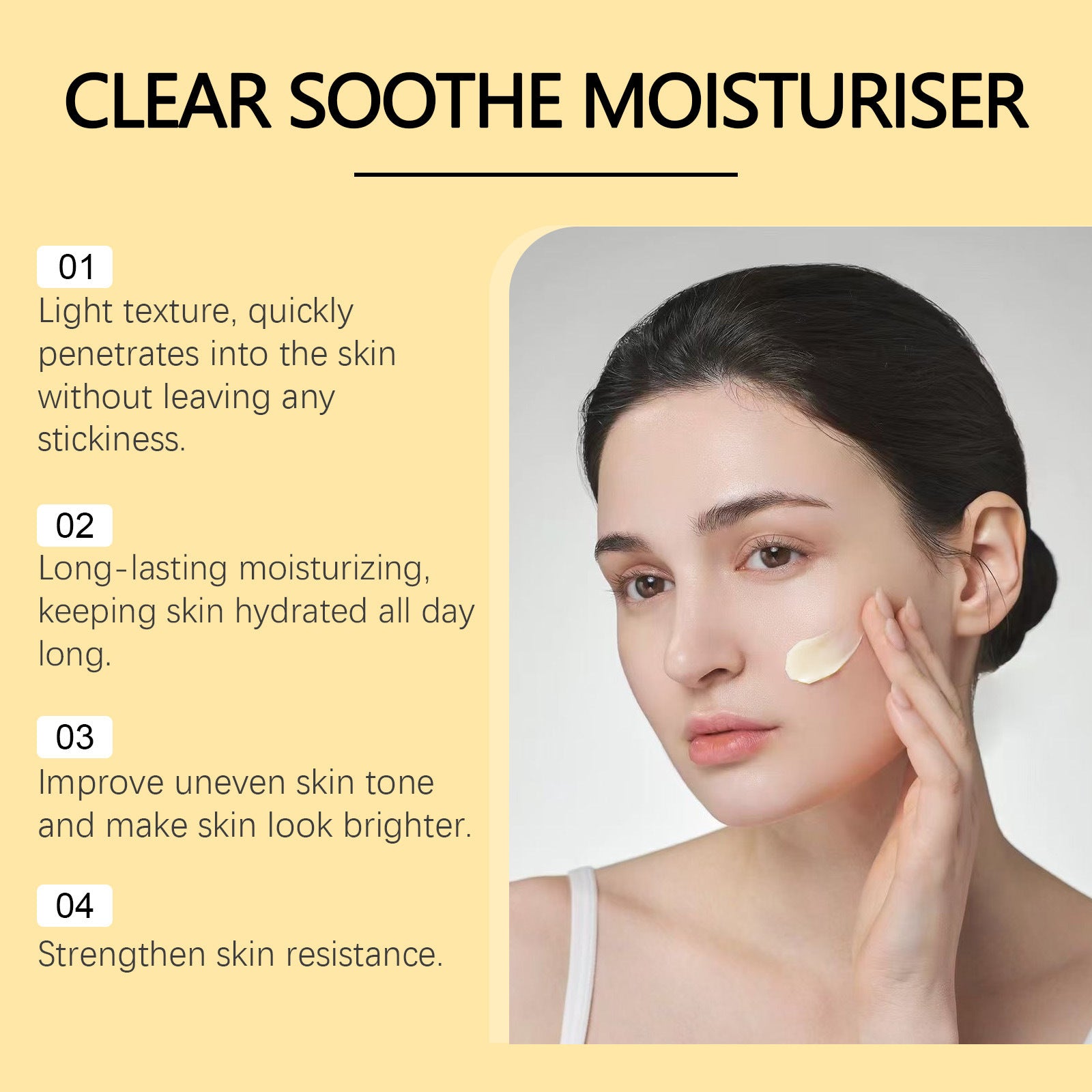 Clear Face Moisturizing Cream Nourish Skin