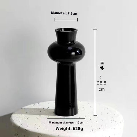 Vase en verre hydroponique élégant et romantique pour la maison