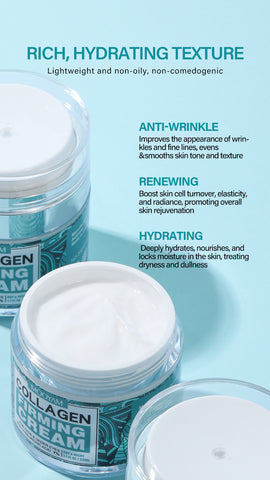 Crème Visage Anti-Rides à l'Acide Hyaluronique Hydratante Haute Hydratation Anti-Âge