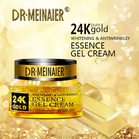 Crème Visage Anti-Rides Hydratante à l'Or 24K