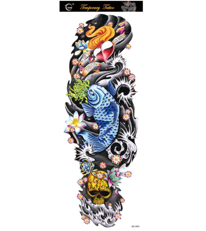 Buy Original Big Picture Full Arm Waterproof Tattoo Sticker online at Fashionner.