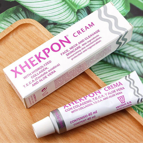 Crème Visage et Cou au Collagène 40 ml Anti-Rides Lissante Liftante Anti-Âge Blanchissante Soin de la Peau