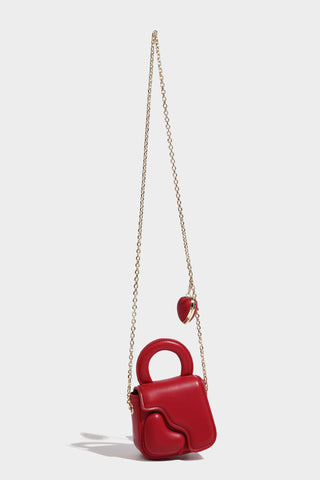 Sac bandoulière croisé pour femme Chain Love à texture avancée