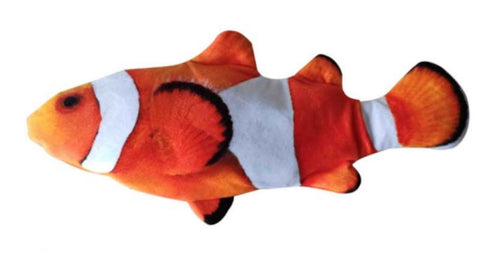 Version sans herbe à chat - Jouet électrique de simulation de poisson sauteur
