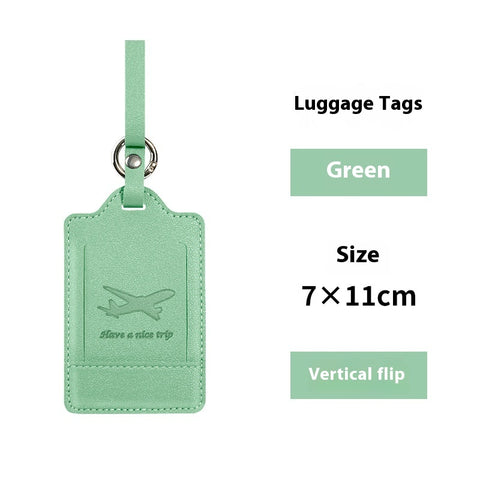Customized Luggage Anti-lost Listing Tag Travel Boarding Consignment Label