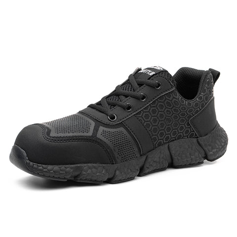 Men's Lightweight Breathable Sports Shoes Safety Shoes Safety Protection Anti-Smash And Anti-Stab Work Safety Shoes - Fashionner