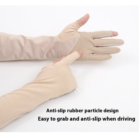 Manchettes en coton minces pour femmes, protection solaire pour la conduite automobile