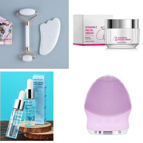 Sérum visage à l'acide hyaluronique anti-âge, rétrécit les pores, blanchissant, hydratant, crème pour le visage, soin des peaux sèches