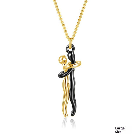 Buy Embrace Emotional Expression Collarbone Pendant Necklace online at Fashionner.