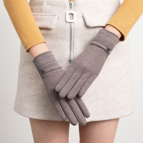 Gants d'hiver en polaire thermique pour la maison