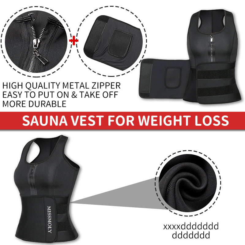 Buy Women Neoprene Waist Trainer Sweat Sauna Suit Waist Cincher online at Fashionner.