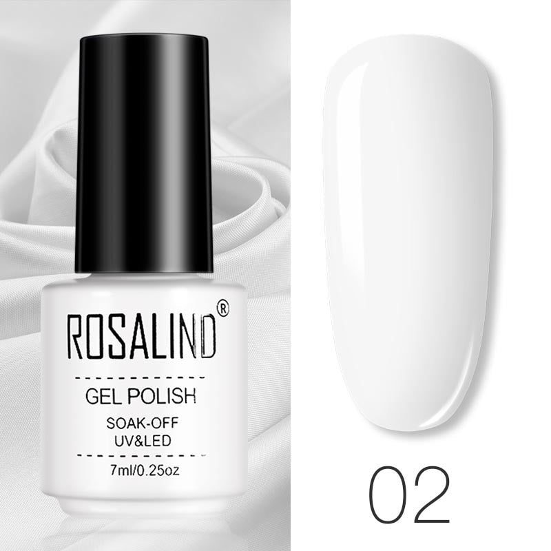 ROSALIND Gel Polish Set Manicure for Nails Semi Permanent Vernis top coat UV LED Gel Varnish Soak Off Nail Art Gel Nail Polish - Fashionner