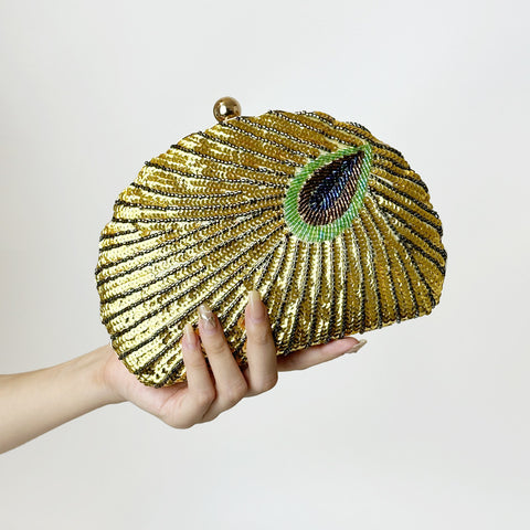 Sac à main chaîne bandoulière perlé asymétrique vintage pour femme