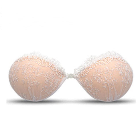 Buy Lace Invisible Bra Gathered Breathable Invisible Bra Silicone Chest Underwear Wholesale online at Fashionner.