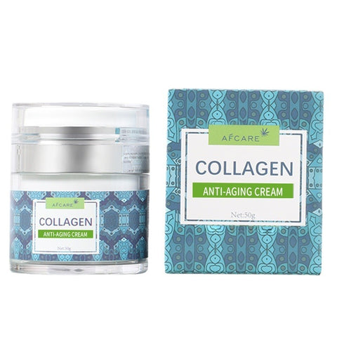 La crème visage au collagène est utilisée pour hydrater.