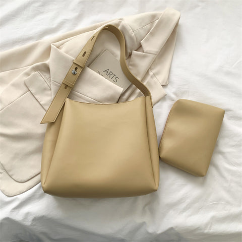 Large Shoulder Bag Women's Leisure Combination Tote Bag - Fashionner