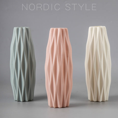 Vase hydroponique nordique en plastique