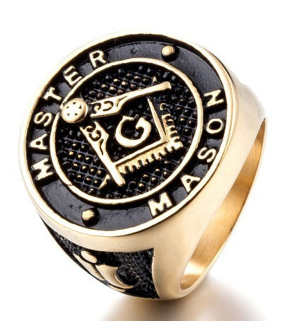 Buy Fashion Mens Jewelry Rings Real 316L Stainless Steel Rings For Men,Gold Body Masonic Ring For Suppliers Usa online at Fashionner.