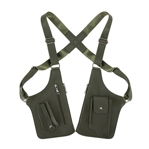 Sac bandoulière rétro homme - Sac à dos ajustable pour voyage, rangement, multifonctionnel