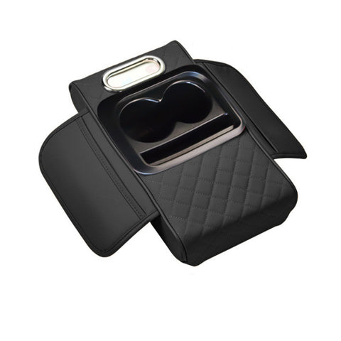 Buy Car Armrest Pad Multi-Functional Cup Holder Car Tissue Box Automotive Interior Leather Armrest Riser Pad online at Fashionner