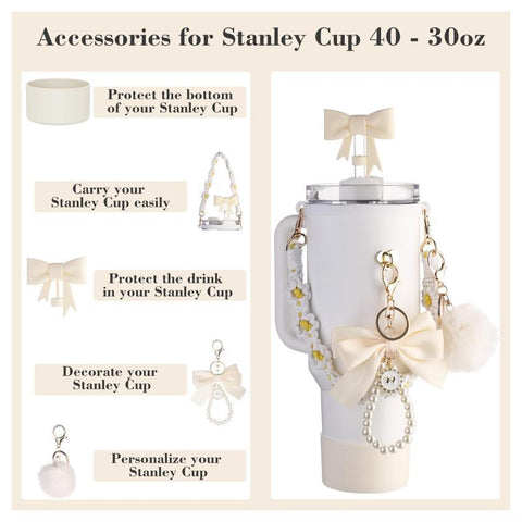 Silicone Straw Lid Silica Gel Cup Cover Water Bottle Handle Strap