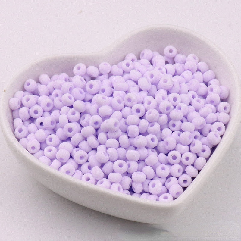 4mm Super Premium Macaron Glass Rice Beads