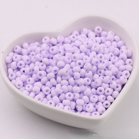 Perles de riz en verre Macaron Super Premium 4 mm