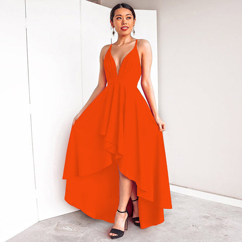 Robe de soirée à lacets