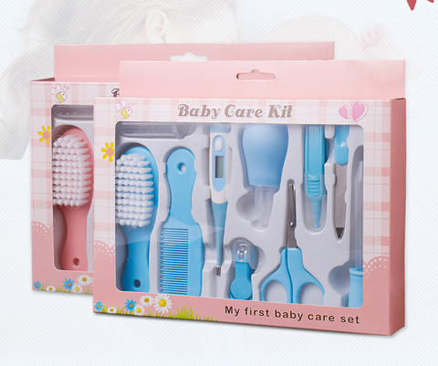 Maternal and Infant Thermometer Feeding Nasal Nasal Care 10 Piece Set Baby Manicure Clamp Nail Clipper Set - Fashionner