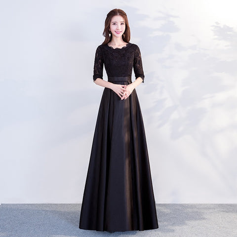 Medium sleeve Bridesmaid Dress