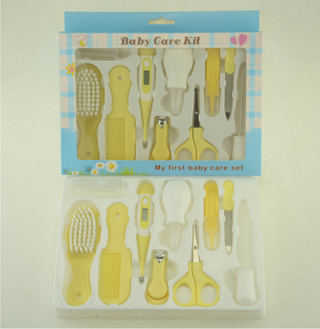 Maternal and Infant Thermometer Feeding Nasal Nasal Care 10 Piece Set Baby Manicure Clamp Nail Clipper Set - Fashionner
