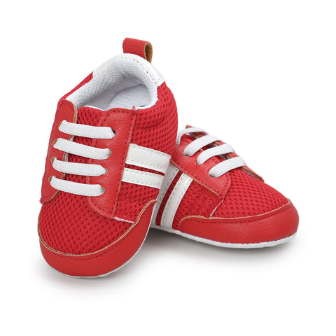 Chaussures Bébé Garçon Fille Mocassins Cuir PU Antidérapantes Souples Baskets Nouveau-né
