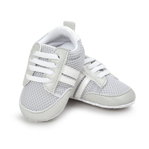 Chaussures Bébé Garçon Fille Mocassins Cuir PU Antidérapantes Souples Baskets Nouveau-né