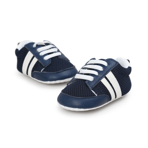 Chaussures Bébé Garçon Fille Mocassins Cuir PU Antidérapantes Souples Baskets Nouveau-né