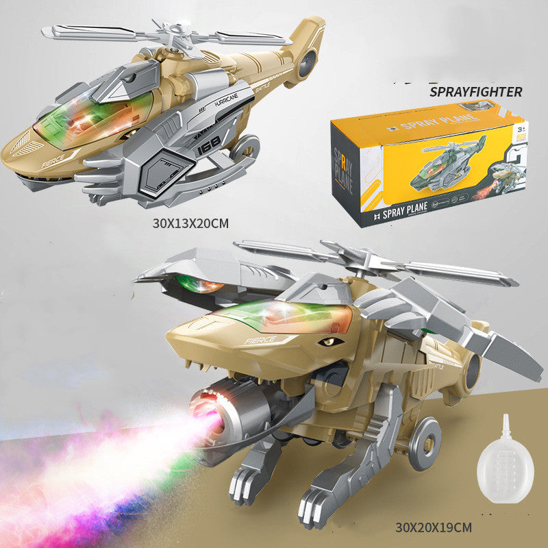 Deformation Fighter Electric Sound And Light Children's Toys