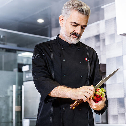 Men's And Women's Breathable Hotel Chef Head Work Uniform