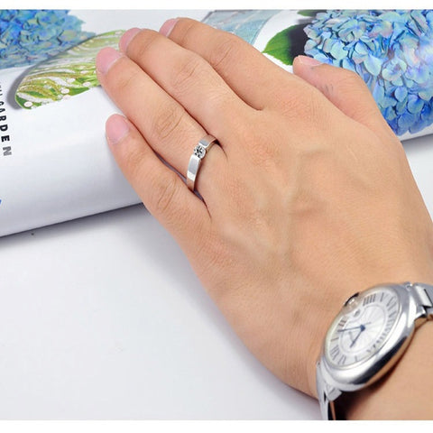 Bague de Couple en Platine