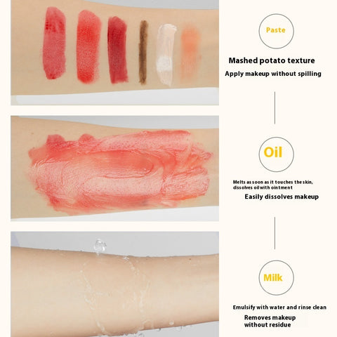 Crème Nettoyante Visage Lèvres Yeux Triple Action pour une Peau Douce et Propre
