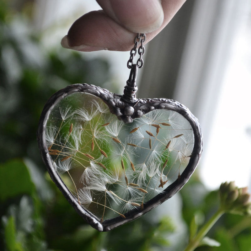 Creative Dandelion Love Wish Necklace - Fashionner